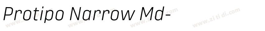 Protipo Narrow Md字体转换 Protipo Narrow Md字体转换